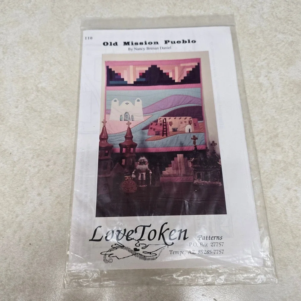 Love Token Patterns Old Mission Pueblo Quilt Pattern‎ Nancy Brenan Daniel 1988